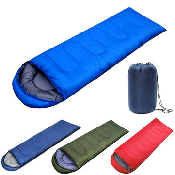 IPRee Waterproof 210x75CM Sleeping Bag Single Person for Outdoor Hiking Camping Warm Soft Adult Home Suit Case