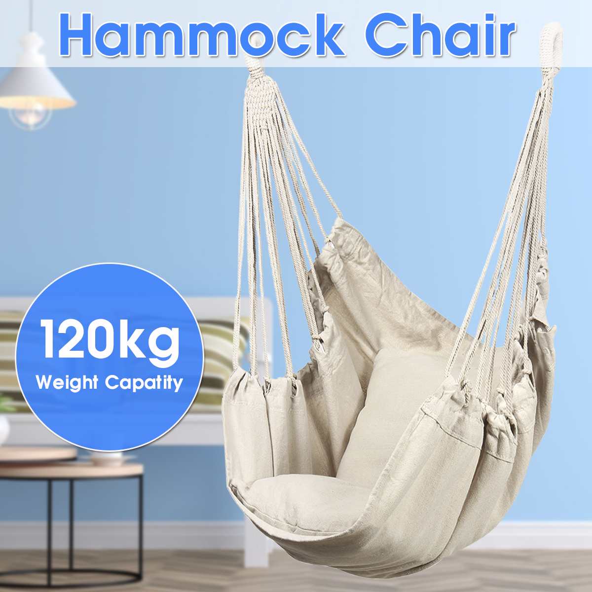 Madrid Macrame Comfy Hammock Chair