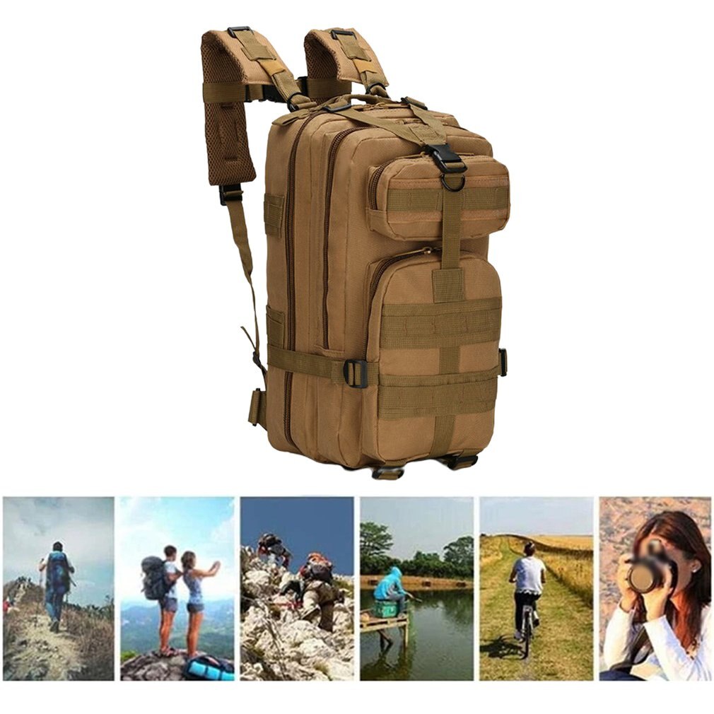 30L Men Women Outdoor Military Army Tactical Backpack Trekking Sport Travel Rucksacks Camping Hiking Fishing Bags