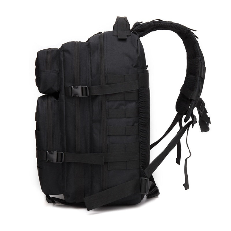 45L 3P Military Bag Army Tactical Outdoor Camping Men's Military Tactical Backpack Oxford for Cycling Hiking Sports Climbing Bag