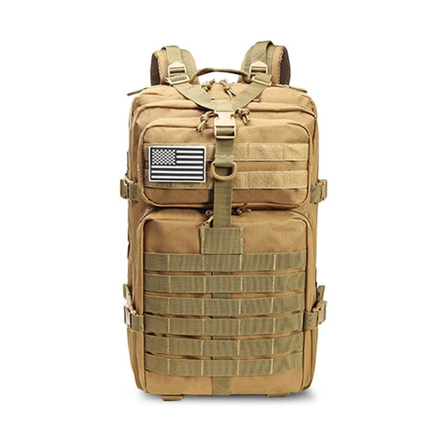 50L Large Capacity Men Army Military Tactical Backpack 3P Softback Outdoor Waterproof Bug Rucksack Hiking Camping Hunting Bags