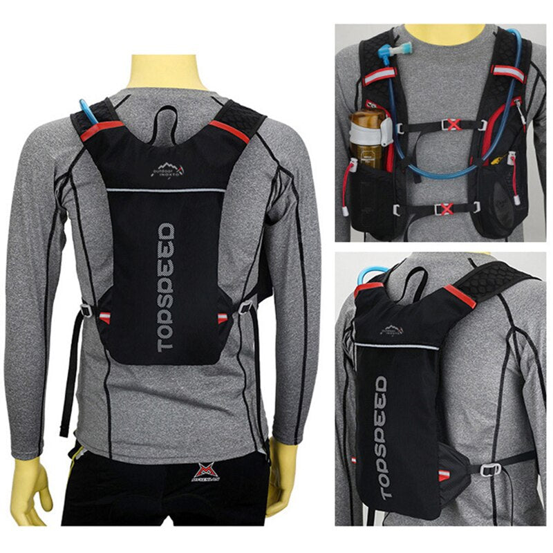 Cycling Hydration Backpack Water Bag Outdoor Jogging Sport Backpack Running Backpack With 1.8L Bladder Water Bag As Option