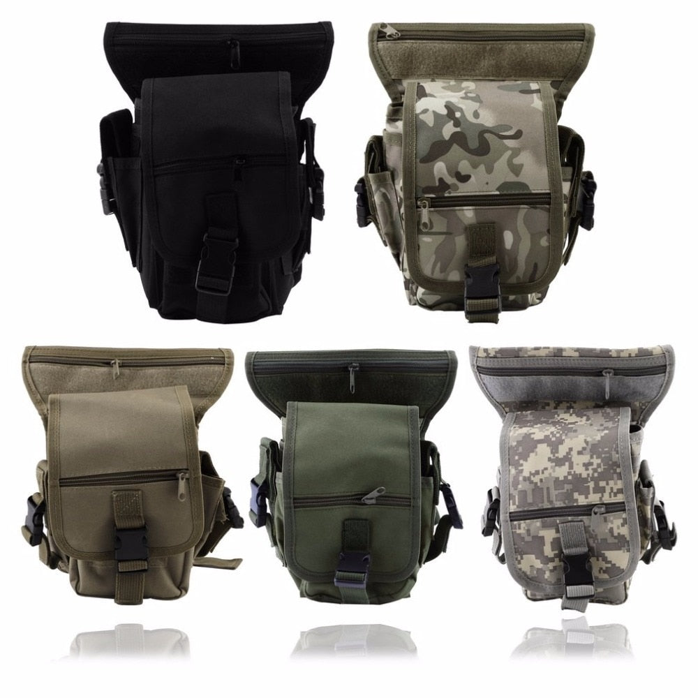 Drop Leg Bag Waist Fanny Pack Belt Hip Bum Men Messenger Shoulder Bags Military Utility Thigh Pouch Bicycle Motorcycle Travel
