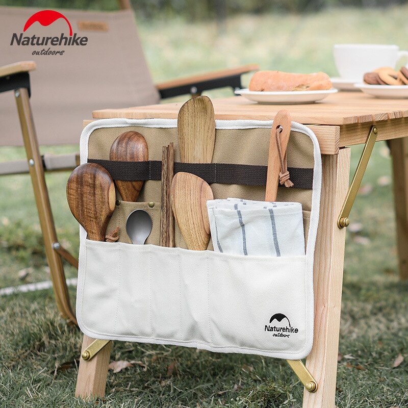 Naturehike 2020 new Portable Picnic Tableware Storage Bag Chopsticks Straw Knife and Fork Spoon Bag  camping