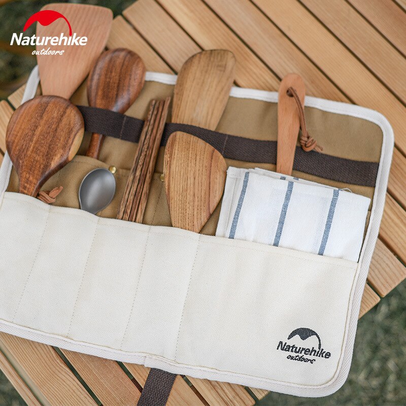Naturehike 2020 new Portable Picnic Tableware Storage Bag Chopsticks Straw Knife and Fork Spoon Bag  camping