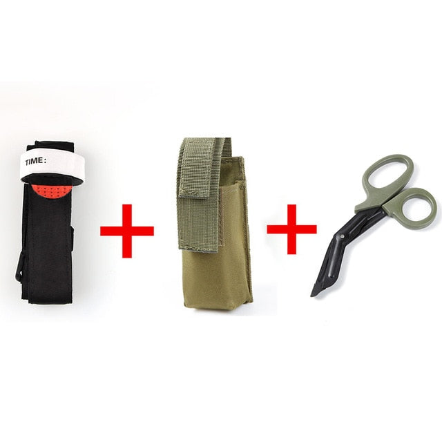 Outdoor survival tourniquet fast hemostasis Medical emergency tactical military exploration one-handed operation
