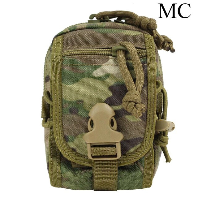 Protector Plus Camo Military Accessory Bag Waterproof Tactical Molle Pouch Outdoor Travel Hunting Camping Mobile Phone Sport Bag