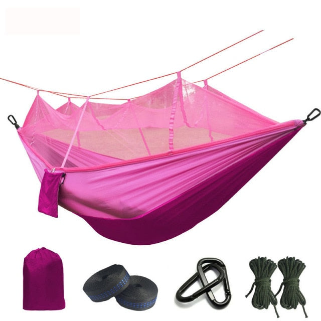 Ultralight Mosquito net Parachute Hammock with Anti-mosquito bites for Outdoor Camping Tent Using sleeping Free shipping